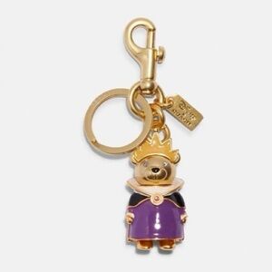 COACH X DISNEY 3D EVIL QUEEN BEAR BAG CHARM KEYCHAIN